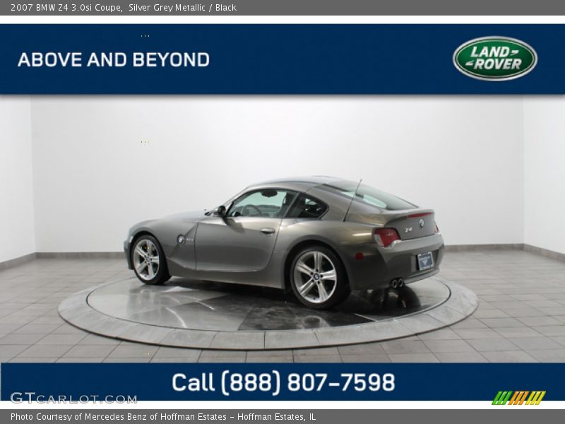 Silver Grey Metallic / Black 2007 BMW Z4 3.0si Coupe