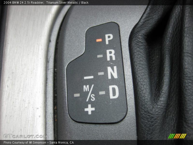 Titanium Silver Metallic / Black 2004 BMW Z4 2.5i Roadster