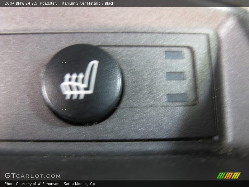 Titanium Silver Metallic / Black 2004 BMW Z4 2.5i Roadster