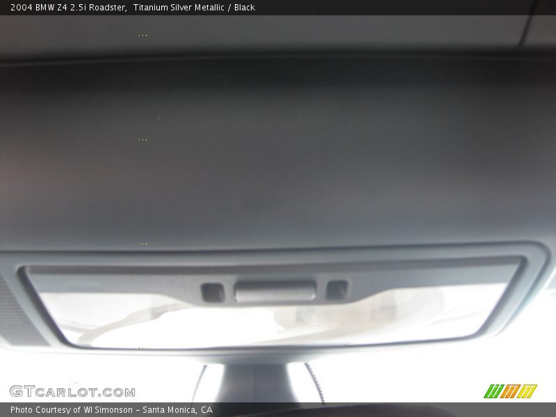 Titanium Silver Metallic / Black 2004 BMW Z4 2.5i Roadster