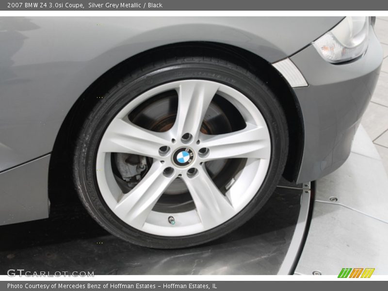 Silver Grey Metallic / Black 2007 BMW Z4 3.0si Coupe
