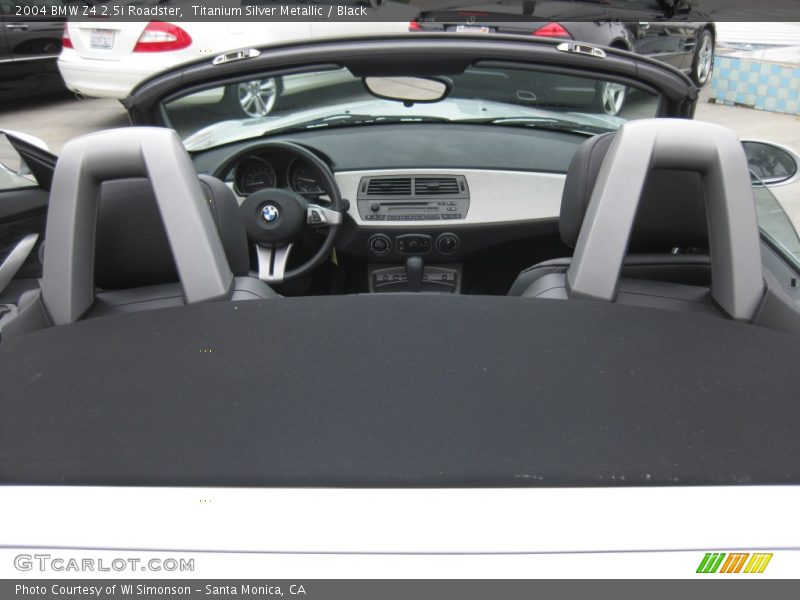 Titanium Silver Metallic / Black 2004 BMW Z4 2.5i Roadster