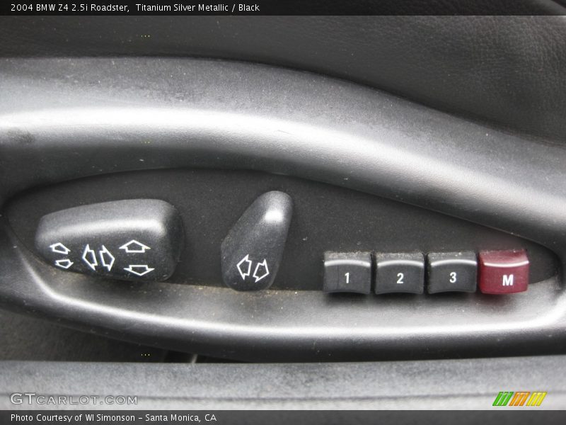 Titanium Silver Metallic / Black 2004 BMW Z4 2.5i Roadster