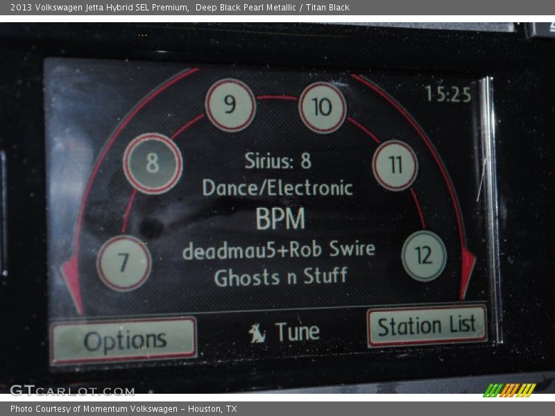 Deep Black Pearl Metallic / Titan Black 2013 Volkswagen Jetta Hybrid SEL Premium