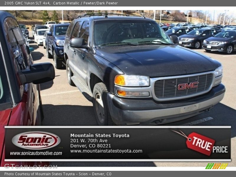 Carbon Metallic / Pewter/Dark Pewter 2005 GMC Yukon SLT 4x4
