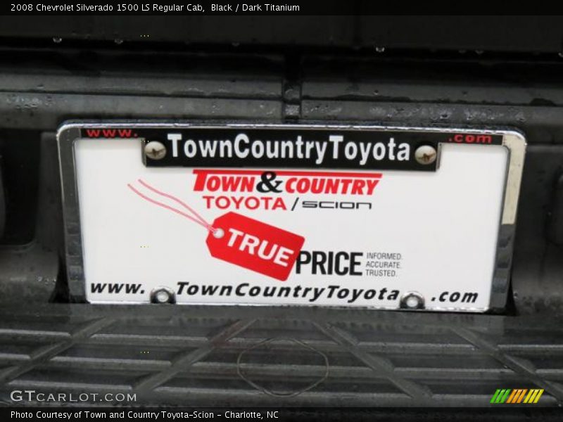Black / Dark Titanium 2008 Chevrolet Silverado 1500 LS Regular Cab