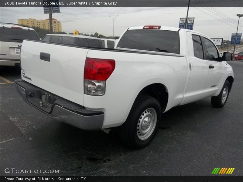 Super White / Graphite Gray 2008 Toyota Tundra Double Cab