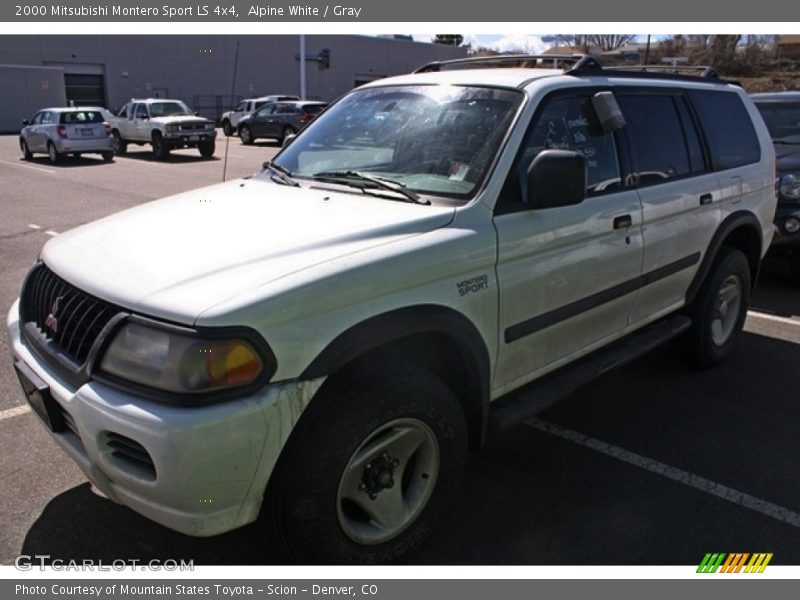 Alpine White / Gray 2000 Mitsubishi Montero Sport LS 4x4