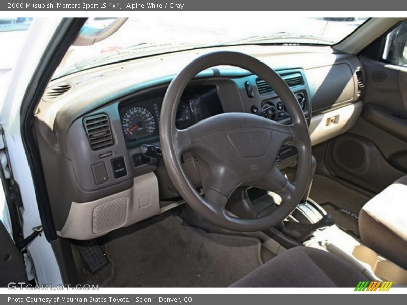 Alpine White / Gray 2000 Mitsubishi Montero Sport LS 4x4