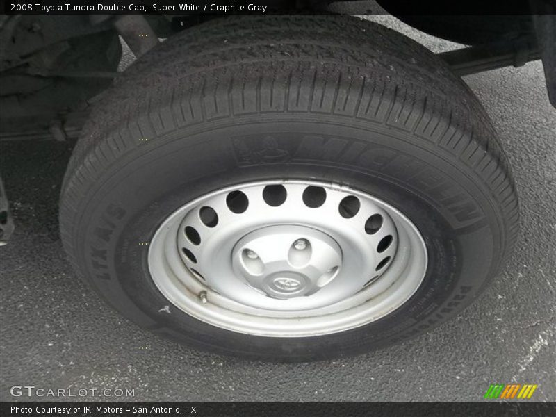 Super White / Graphite Gray 2008 Toyota Tundra Double Cab