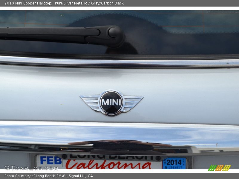 Pure Silver Metallic / Grey/Carbon Black 2010 Mini Cooper Hardtop
