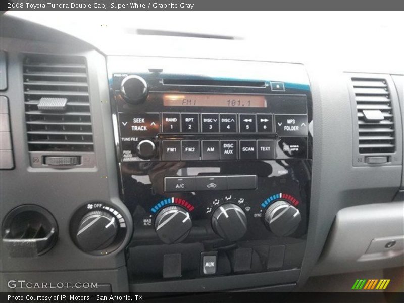 Super White / Graphite Gray 2008 Toyota Tundra Double Cab