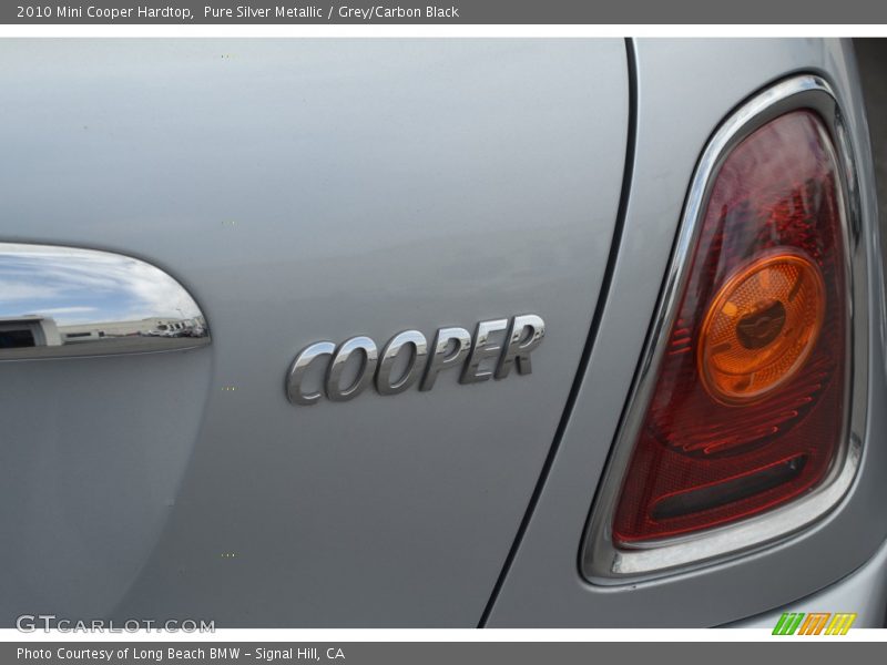 Pure Silver Metallic / Grey/Carbon Black 2010 Mini Cooper Hardtop