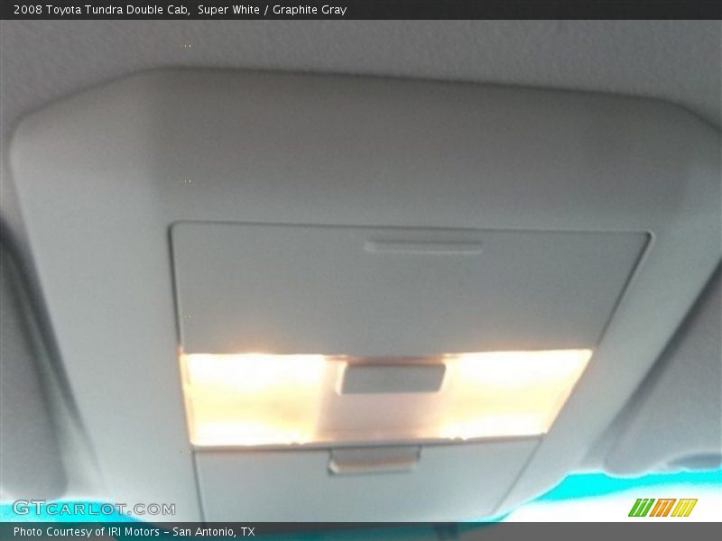 Super White / Graphite Gray 2008 Toyota Tundra Double Cab