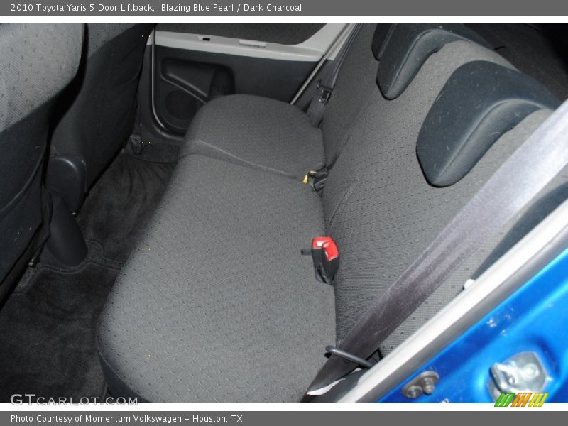 Blazing Blue Pearl / Dark Charcoal 2010 Toyota Yaris 5 Door Liftback