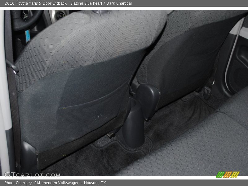 Blazing Blue Pearl / Dark Charcoal 2010 Toyota Yaris 5 Door Liftback