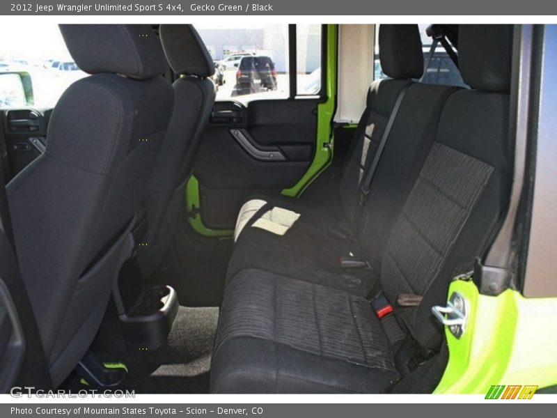 Gecko Green / Black 2012 Jeep Wrangler Unlimited Sport S 4x4