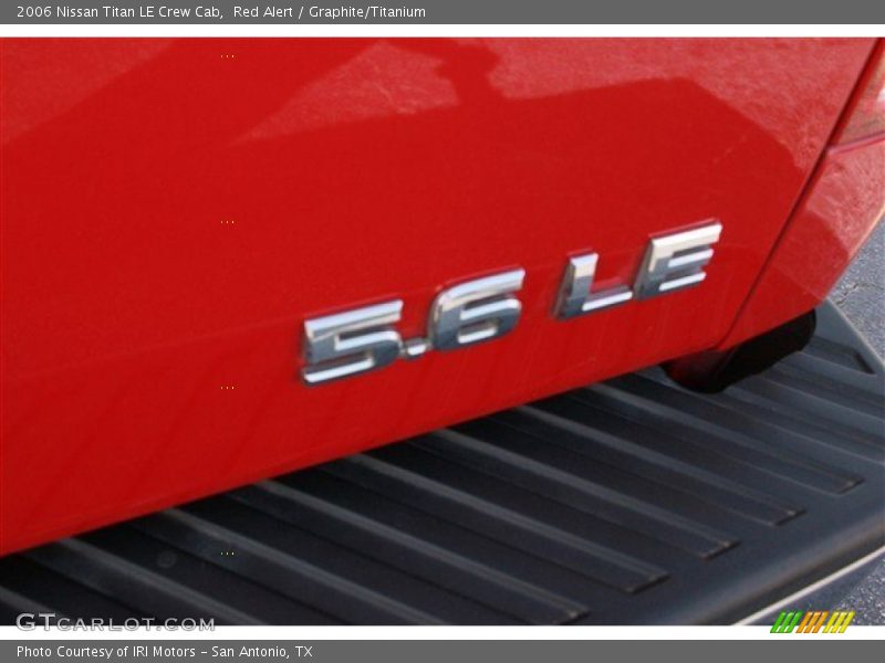 Red Alert / Graphite/Titanium 2006 Nissan Titan LE Crew Cab