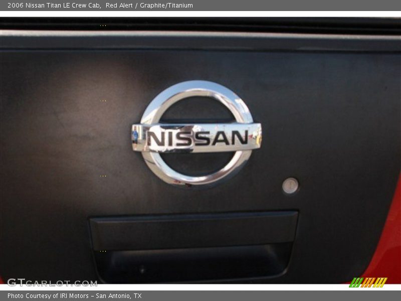 Red Alert / Graphite/Titanium 2006 Nissan Titan LE Crew Cab