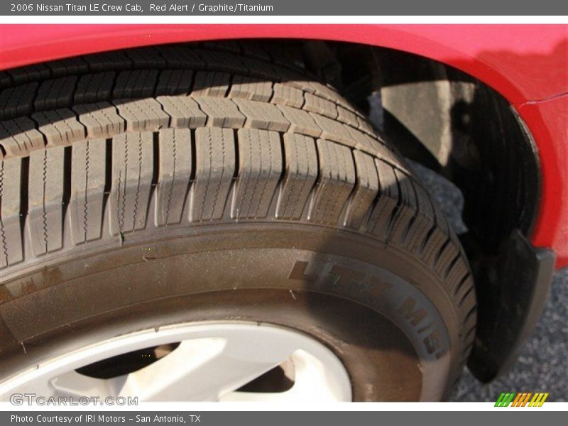 Red Alert / Graphite/Titanium 2006 Nissan Titan LE Crew Cab