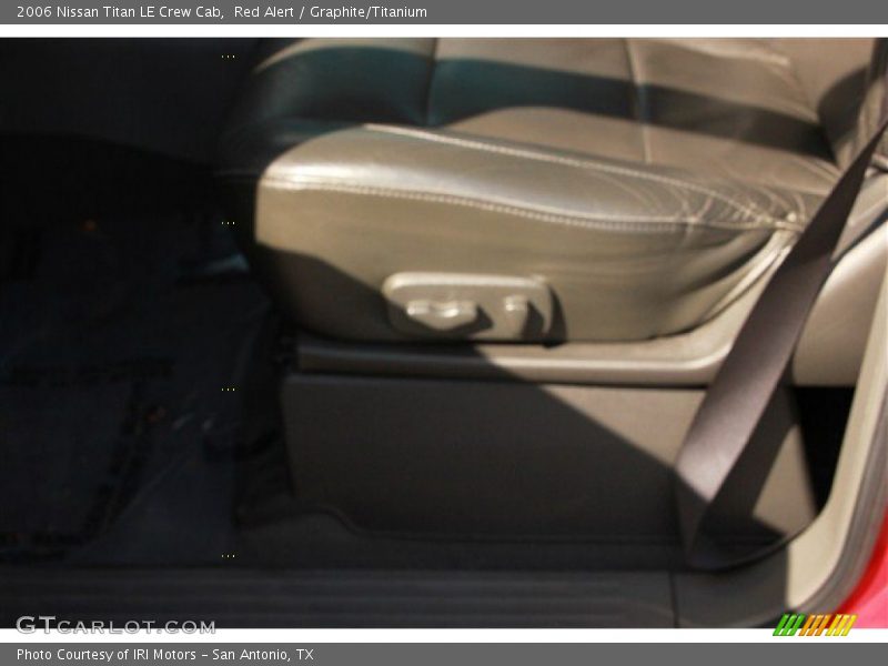 Red Alert / Graphite/Titanium 2006 Nissan Titan LE Crew Cab