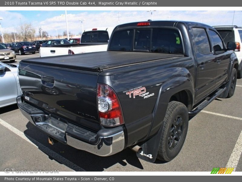 Magnetic Gray Metallic / Graphite 2010 Toyota Tacoma V6 SR5 TRD Double Cab 4x4