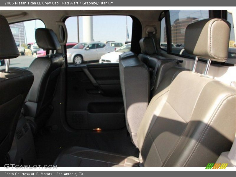 Red Alert / Graphite/Titanium 2006 Nissan Titan LE Crew Cab