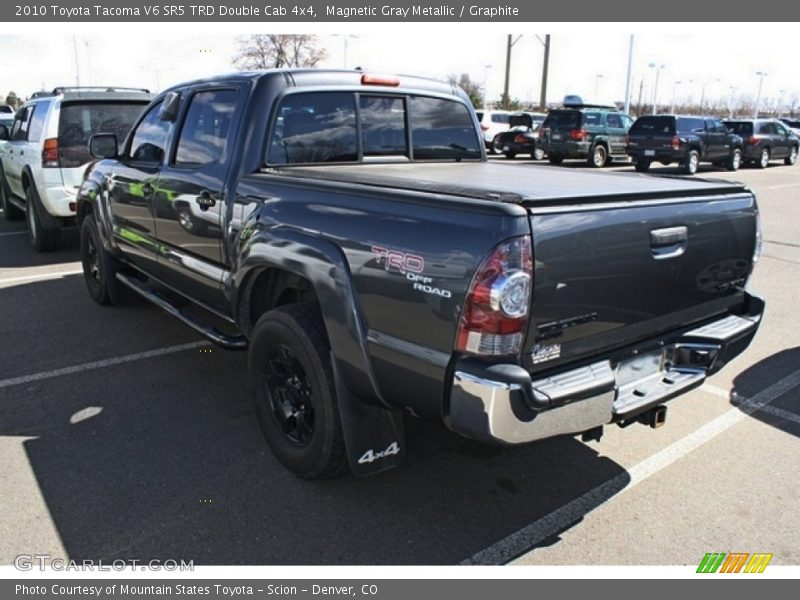 Magnetic Gray Metallic / Graphite 2010 Toyota Tacoma V6 SR5 TRD Double Cab 4x4