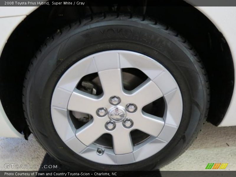 Super White / Gray 2008 Toyota Prius Hybrid