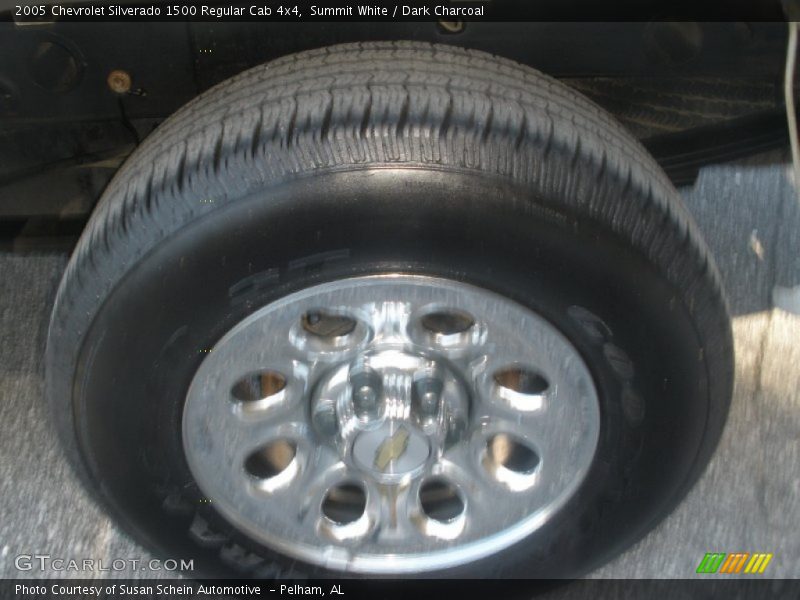 Summit White / Dark Charcoal 2005 Chevrolet Silverado 1500 Regular Cab 4x4