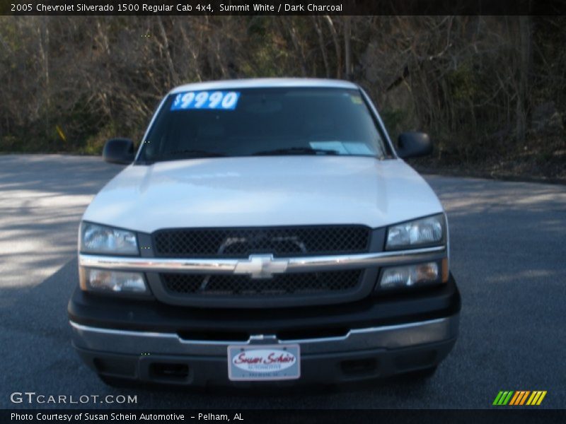 Summit White / Dark Charcoal 2005 Chevrolet Silverado 1500 Regular Cab 4x4