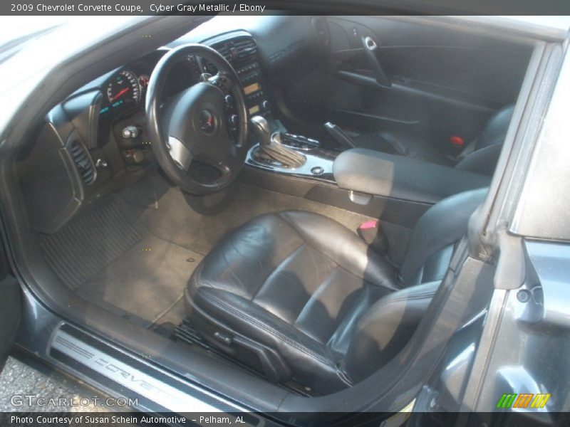 Cyber Gray Metallic / Ebony 2009 Chevrolet Corvette Coupe