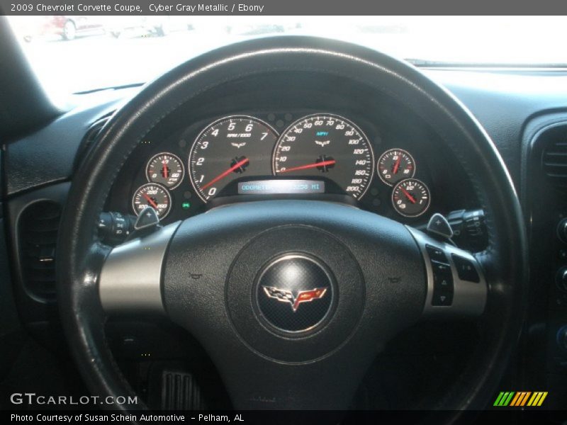 Cyber Gray Metallic / Ebony 2009 Chevrolet Corvette Coupe