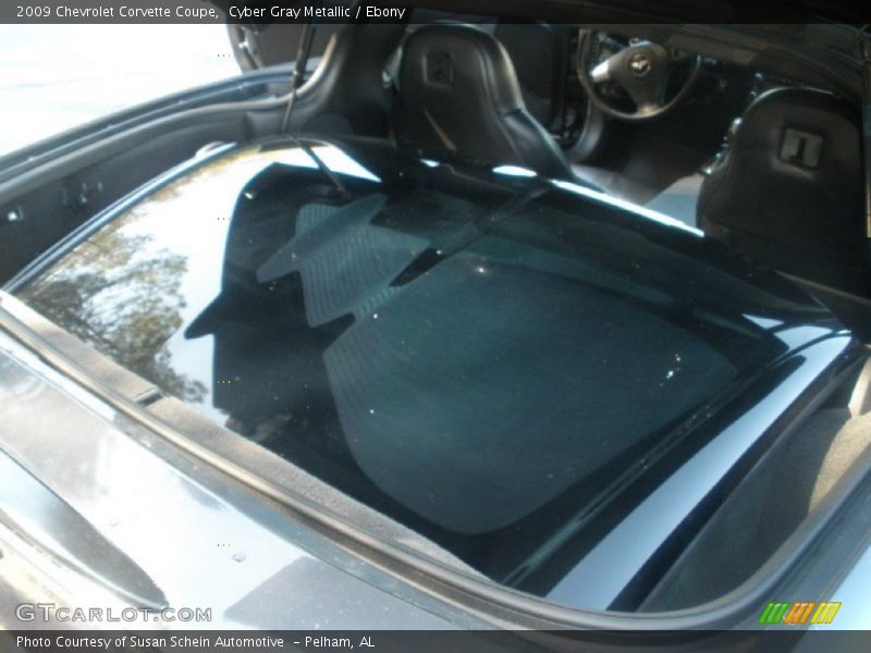 Cyber Gray Metallic / Ebony 2009 Chevrolet Corvette Coupe