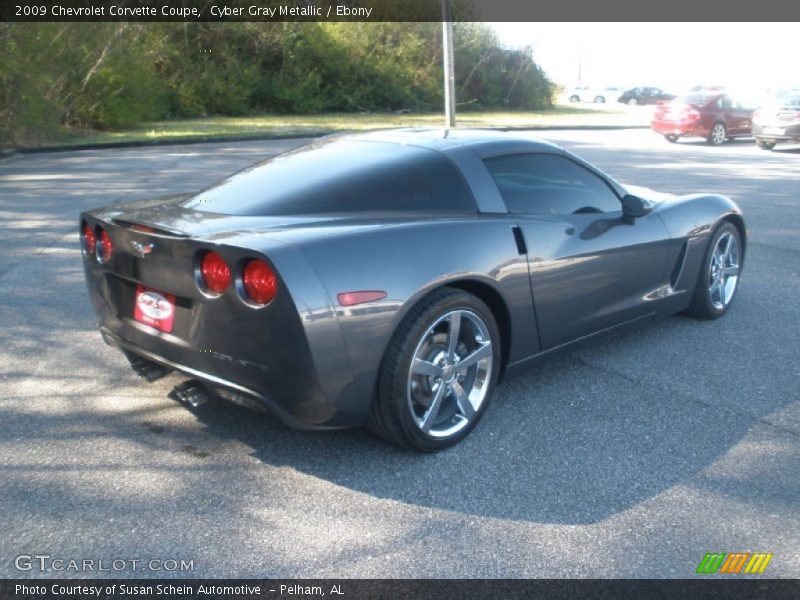 Cyber Gray Metallic / Ebony 2009 Chevrolet Corvette Coupe