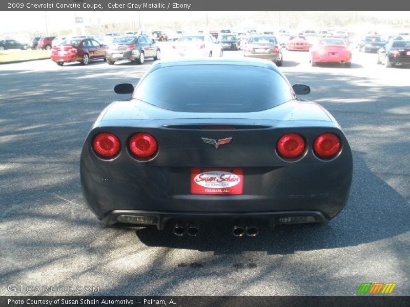 Cyber Gray Metallic / Ebony 2009 Chevrolet Corvette Coupe