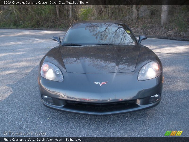 Cyber Gray Metallic / Ebony 2009 Chevrolet Corvette Coupe