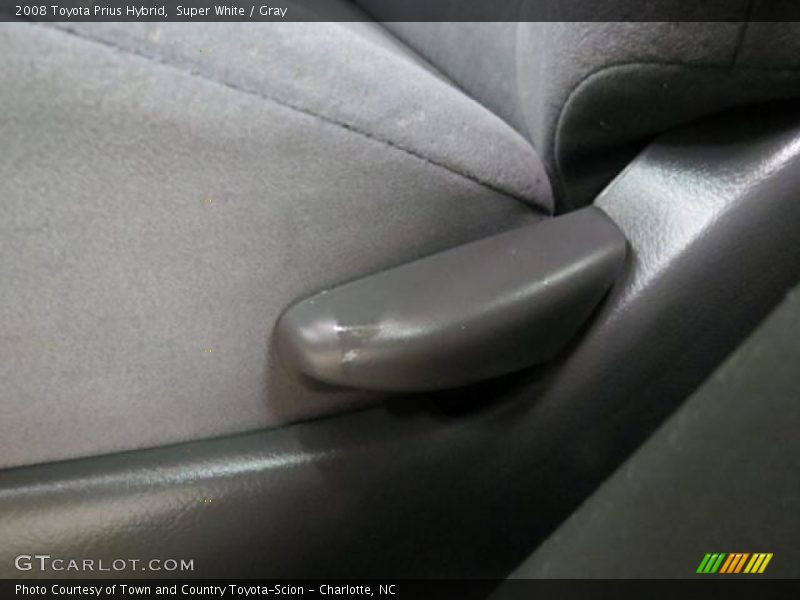 Super White / Gray 2008 Toyota Prius Hybrid