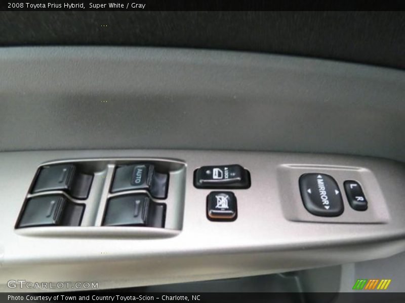 Super White / Gray 2008 Toyota Prius Hybrid