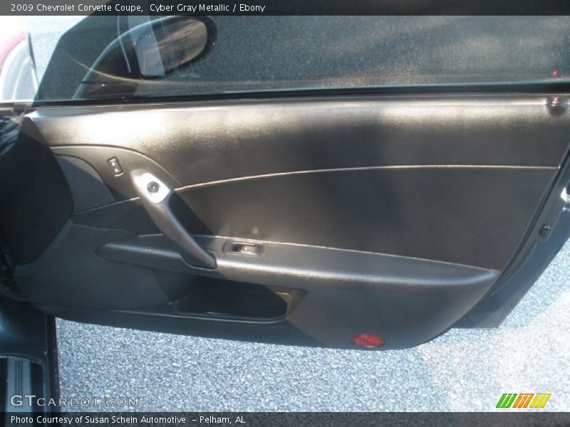 Cyber Gray Metallic / Ebony 2009 Chevrolet Corvette Coupe