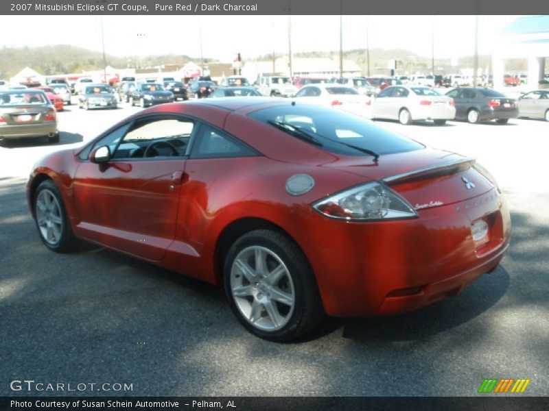Pure Red / Dark Charcoal 2007 Mitsubishi Eclipse GT Coupe