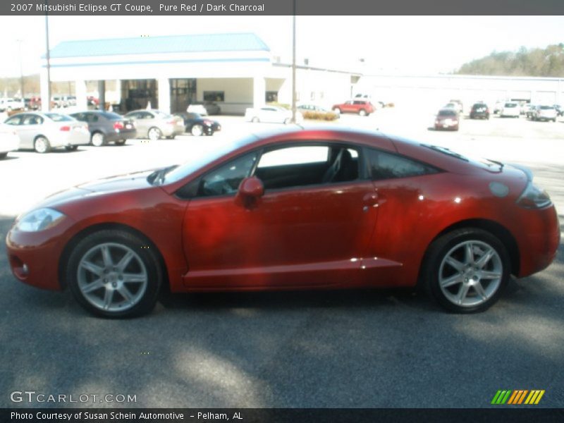 Pure Red / Dark Charcoal 2007 Mitsubishi Eclipse GT Coupe