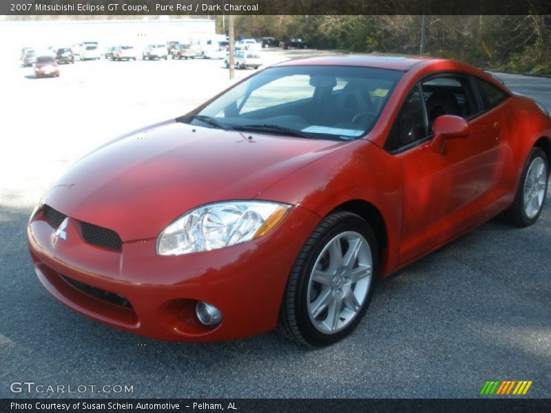 Pure Red / Dark Charcoal 2007 Mitsubishi Eclipse GT Coupe