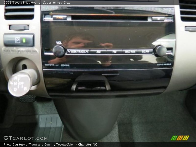 Super White / Gray 2008 Toyota Prius Hybrid