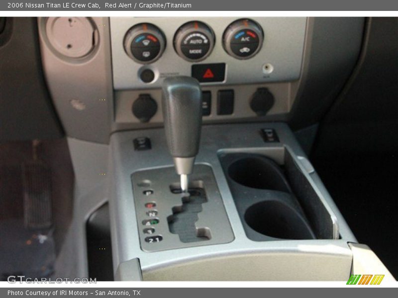Red Alert / Graphite/Titanium 2006 Nissan Titan LE Crew Cab