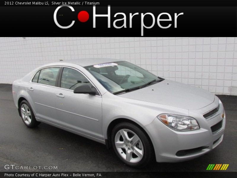 Silver Ice Metallic / Titanium 2012 Chevrolet Malibu LS