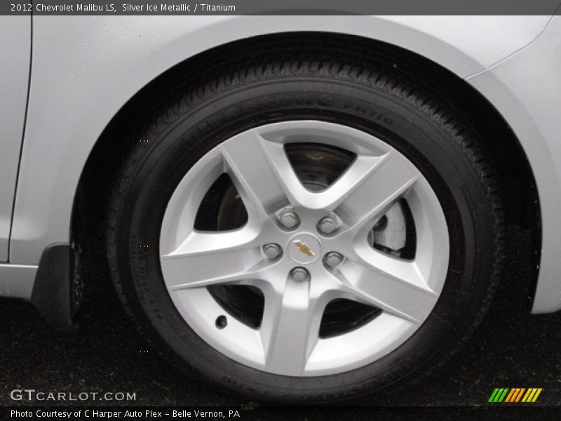 Silver Ice Metallic / Titanium 2012 Chevrolet Malibu LS