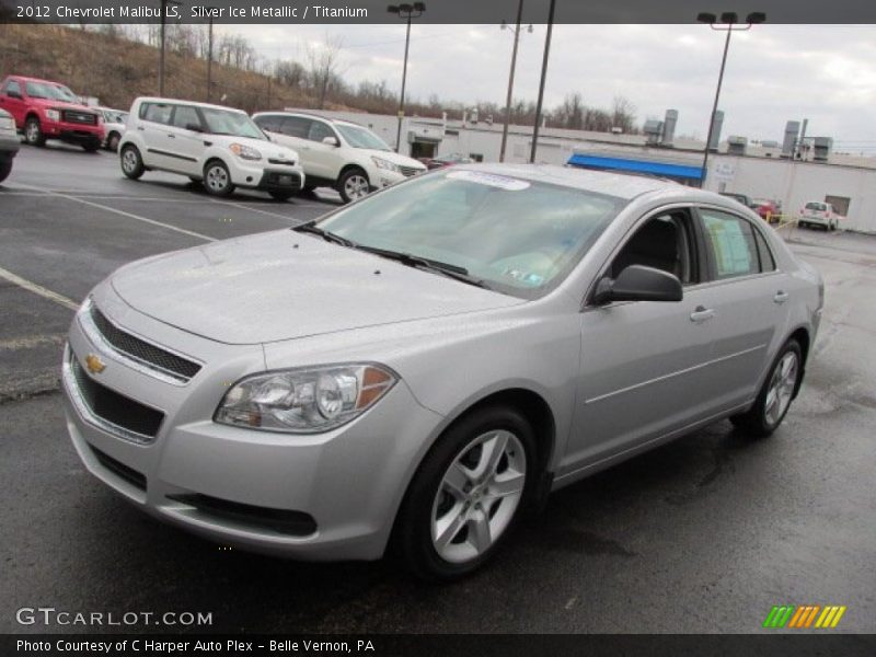 Silver Ice Metallic / Titanium 2012 Chevrolet Malibu LS