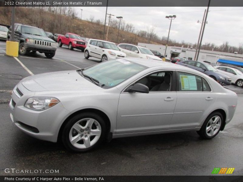 Silver Ice Metallic / Titanium 2012 Chevrolet Malibu LS