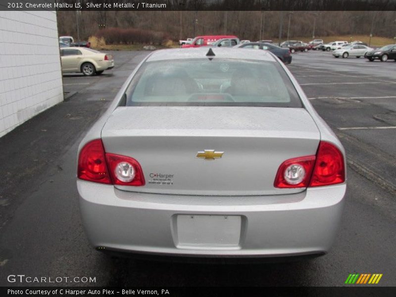 Silver Ice Metallic / Titanium 2012 Chevrolet Malibu LS